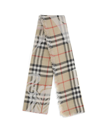 Beige Wool Scarf