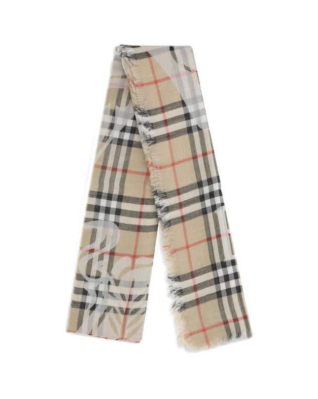 Beige Wool Scarf