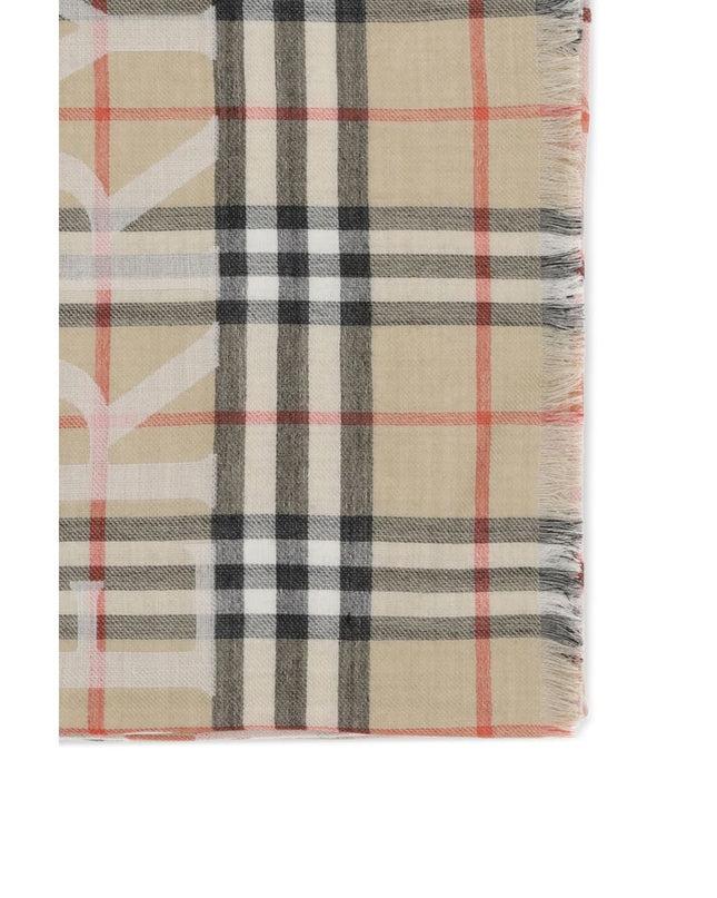 Beige Wool Scarf